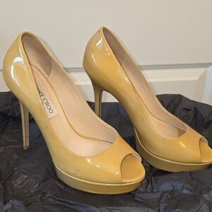 JIMMY CHOO Peep Toe Heels